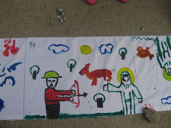 نقاشی کودکانه ضامن آهو نقاشی کودکانه ضامن آهو